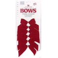 thumbnail image 1 of Holiday Trim 7920 Lot de 6 Nœuds en Velours à 2 Boucles - Rouge, 1 of 1
