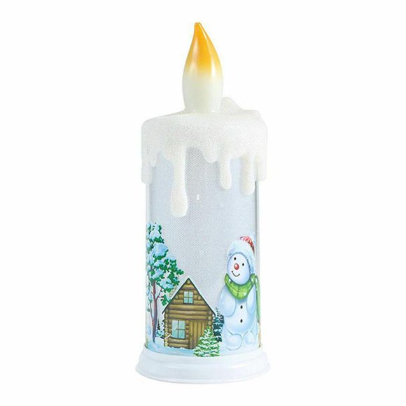 Christmas LED Candle Light Bright Flickering Bulb Battery Operated Realistic Flames Fake Candle