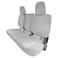 thumbnail image 1 of For 2022-2024 Nissan Frontier FH Group Custom Fit Neoprene Car Seat Covers Wateropoof - Solid Gray Rear Seat, 1 of 5