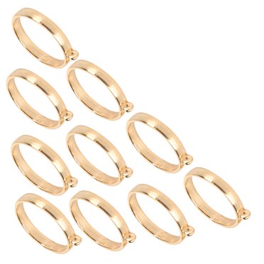 Open Frame Pendant, Alloy Jewelry Findings Crafting Supplies 10PCS  For DIY Jewelry Making For Findings Crafting Supplies Gold