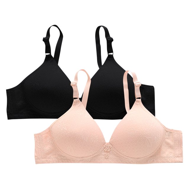 Plebaso Bras for Women Wireless Push up Bralettes Full Coverage Padded Womens Everyday Bras Multipacks
