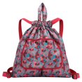 thumbnail image 1 of Amzcrzy Home Decor, Storage Bag, Storage Basket, Foldable Large Capacity Travel Backpack Drawstring Pocket Light Nylon Cloth Multifunctional Print Foldable Bag Organizer Foldable Capacity, 1 of 2