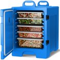 thumbnail image 1 of Costway Transporteur de Poêle Alimentaire Isolé à Chargement en Extrémité Chaud et Froid Capacité de 5 Poêles avec Poignées, 1 of 9
