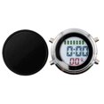 thumbnail image 2 of Abbracc Digital Alarm Clock Digital Clock Waterproof Radio Controlled Alarm Clock with -Black, 2 of 8