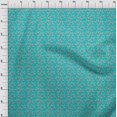 thumbnail image 3 of oneOone Silk Tabby Fabric Leaves Block Fabric Prints By Yard 42 Inch Wide, 3 of 4