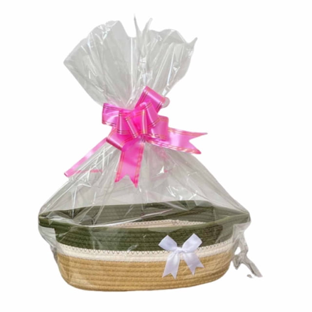 relayinert Hollow Gift Large Basket Versatile, Paper Gift Ribbon. For Christmas Gift Baskets, Baby Baskets, Party Baskets. 2