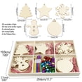 thumbnail image 1 of XZNGL DIY Christmas Decoration Gift Set Jiugongge Wooden Box, 1 of 2