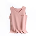 thumbnail image 3 of JDQJBZ Womens Sleeveless Sweater Vest Thermal Solid Color V Neck Warm Layering Undershirt Top, 3 of 5