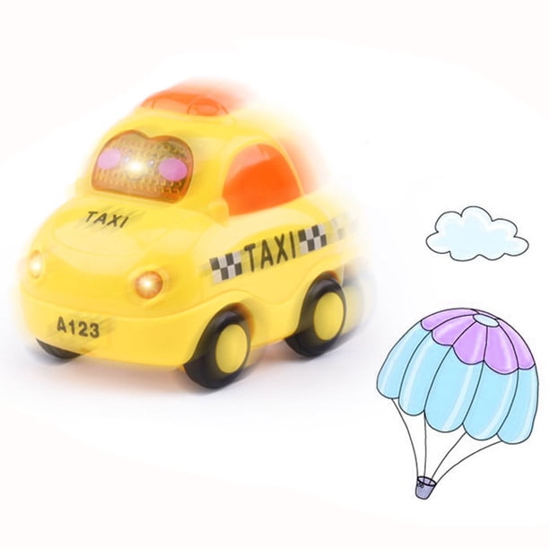 Lot De 6 Voitures En Bois – Pompier, Ambulance, Taxi, Police, Camion, Ordures – Jouet Montessori Dès 1 An