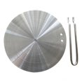 thumbnail image 4 of Disque Convertisseur pour Cuisinière à Induction en Acier Inoxydable, Plaque Diffuseur de Chaleur avec Poignée, 4 of 6