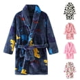thumbnail image 4 of Kcodviy Tout-Petits Enfants Bébés Garçons Pyjamas pour Enfant Filles Peignoirs Imprimés à Capuche Pyjama Garçon Ado Chaud Flanelle Robe de Nuit Tenue Fille 1 Mois Vêtements de Nuit Pyjamas Mignons Chauds Dormeuses avec Pieds Peignoir, 4 of 4