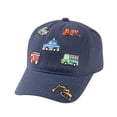 thumbnail image 1 of MIASHUI Kids Baseball Cap Toddler Embroidered Car Sun Hat Adjustable Trucker Hats,Navy,2-8 Years, 1 of 3