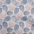 thumbnail image 1 of oneOone Polyester Lycra Dusty Blue Fabric Leaves Craft Projects Decor Fabric Printed By The Yard 56 Inch Wide, 1 of 5