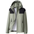 thumbnail image 3 of Pisexur Veste Coupe-Vent pour Homme Veste Décontractée Ample à Blocs de Couleur Sprinter d'Extérieur à Manches Longues à Capuche Veste Décontractée/veste Veste de Randonnée Homme Imperméable Manteau pour Homme Veste pour Homme, 3 of 8