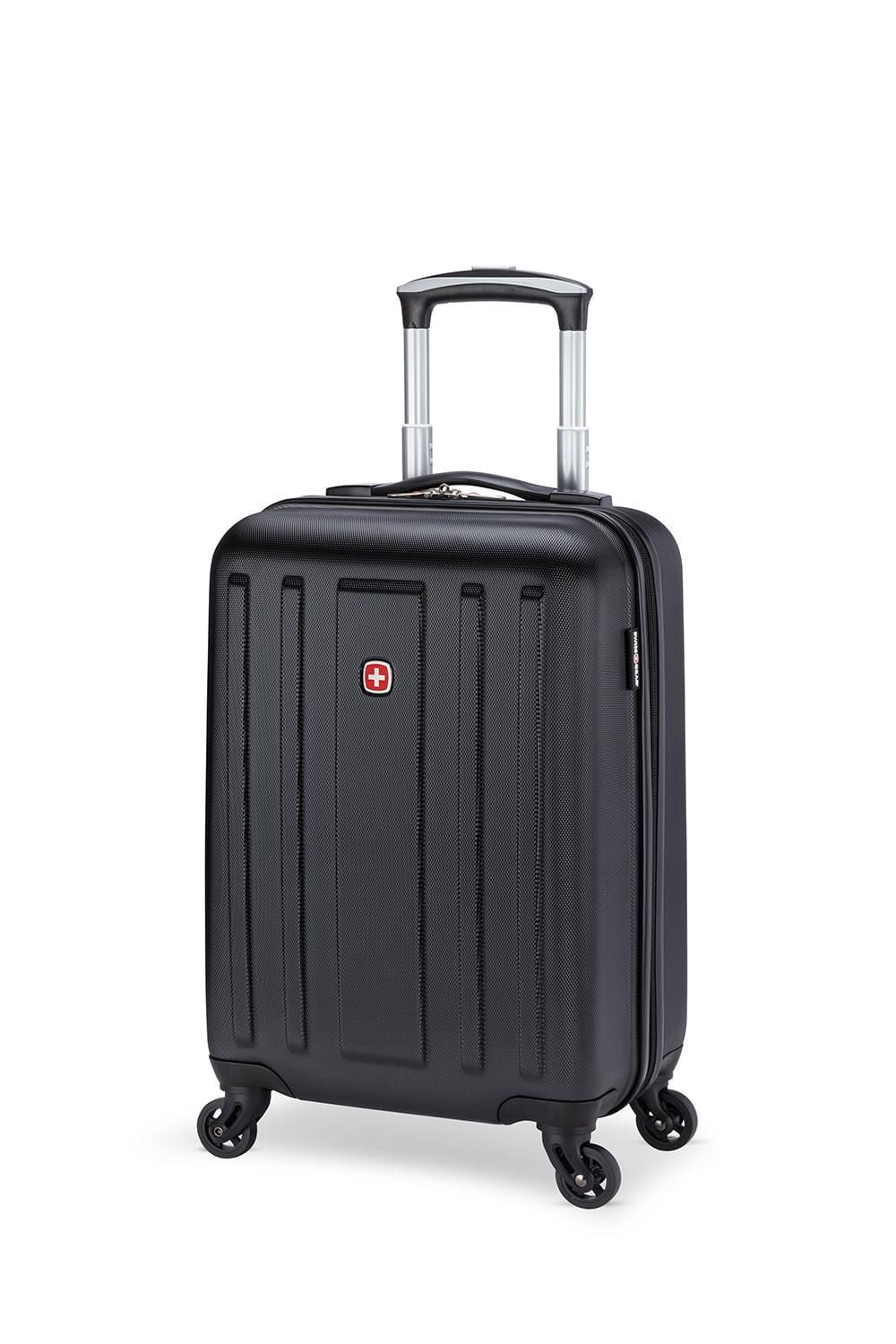 Swissgear Collection de bagages La Sarinne - Valise de cabine rigide argent noir