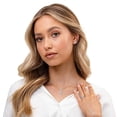 thumbnail image 4 of Ensemble de Bijoux Trois Pièces en Zircon à la Mode Incluant Boucles d'Oreilles et Collier pour Femmes Filles, 4 of 6