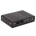 thumbnail image 1 of USB Sound Card, 6 Channel External Sound Card For PC Laptop Computer, 48kHz Sampling Rate  USB , Analog And Digital Audio Equipment, 1 of 8