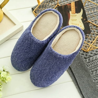 TIMIFIS Mens Slippers, Carpet House Slippers for Men, Mens Gifts, Slip On Pantuflas for Men, Memory Foam, Indoor Outdoor House Shoes, Clogs with Rubber Sole - Summer