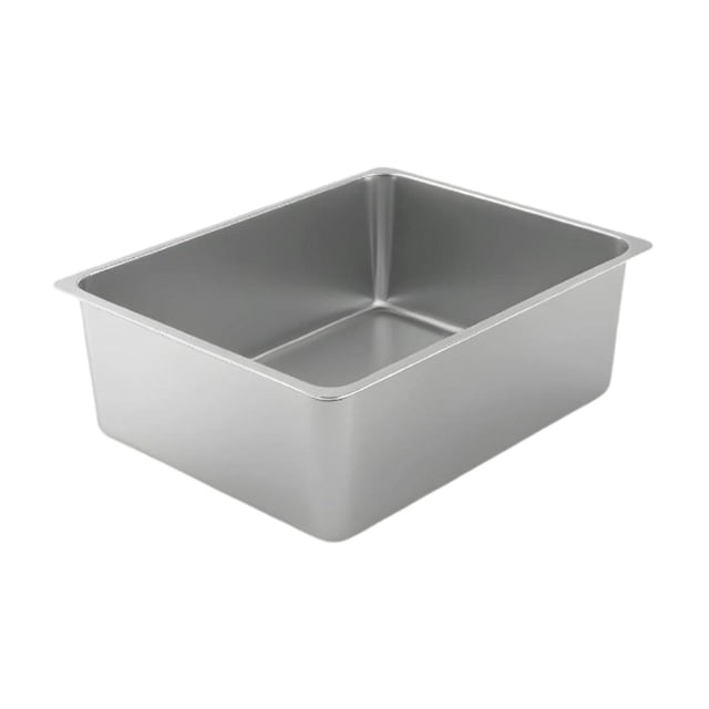 MERIGLARE Cat Litter Box Cat Cleaning Basin Cat Litter Container Kitten Open Potty Pan measuring 60cmx40cmx15cm. Stainless steel construction with high sides for splashproof functionality and reduced litter spills. Open-top design suitable for cats, rabbits, and other small pets. Easy to clean and often used as a small pet habitat tray.