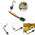 thumbnail image 3 of Golf Club Cleaner Brush Nylon Steel Dual Bristles Cleaning Tool for Golf Accessories, 3 of 7