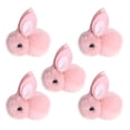 thumbnail image 1 of Ensemble de 5 Pcs de Mini Poupées Lapin en Peluche de Pâques - Décorations et Cadeaux, 1 of 5