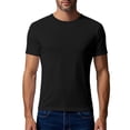 thumbnail image 2 of Styesk T Shirts for Man Men's Solid Color Short Sleeved Outdoor Running Sports Breathable Short Sleeve, 2 of 9