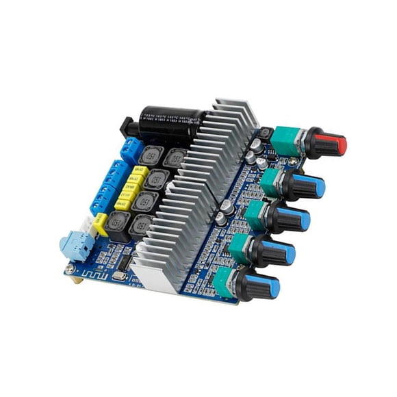 Guardoinrt Speaker Power for Amplifier Module 2.1 Channel 12-24V Stereo Board Replacement Volume Control Auto Home Theater Audio Amp Type 1