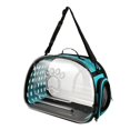 thumbnail image 3 of Esquirla Collapsible Soft Sided Pet Carriers Clear for Puppy Small Medium Dogs Hiking Blue S, 3 of 8