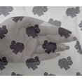 thumbnail image 4 of oneOone Viscose Chiffon Fabric Rabbit Block Print Sewing Fabric BTY 42 Inch Wide, 4 of 4