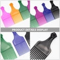 thumbnail image 2 of SHISUYAN 6Pcs Long Tooth Combs Smooth Hair Picks Beard PP Hair Combs Hair Styling Tools, 2 of 9