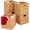 Naturel, variante sur Best Choice Products Paniers de Rangement en Jacinthe 10,5 X 10,5 Po, Ensemble de 5 Organisateurs Pliables Polyvalents - Châtaigne