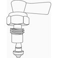 thumbnail image 1 of Fisher Mfg. 2000-0004 Fisher Tige de Main Droite Assemblage Sans Capuchon, 1 of 3