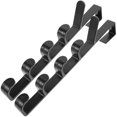 thumbnail image 4 of Miangastore Multi Function Over The Door Hook Black 2Pcs 11.2X1.5X0.8In, 4 of 8