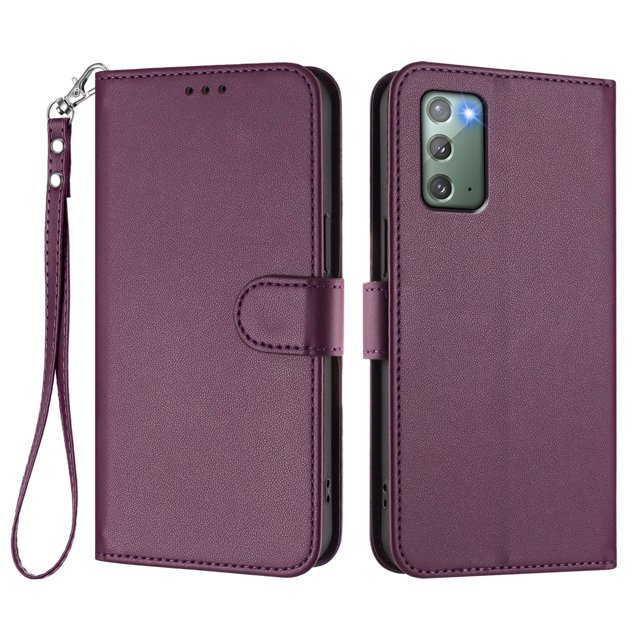 GANGXUN Wallet Case for Samsung Galaxy Note 20 – Magnetic Closure, RFID Blocking, Wrist Strap, Wireless Charging Compatible