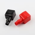 thumbnail image 2 of Becaristey 2a de Protection de Borne de Batterie Fiable Construction en PVC Robuste pour Fait avec PVC Largement Utilisé Rouge et Noir 1Set, 2 of 6