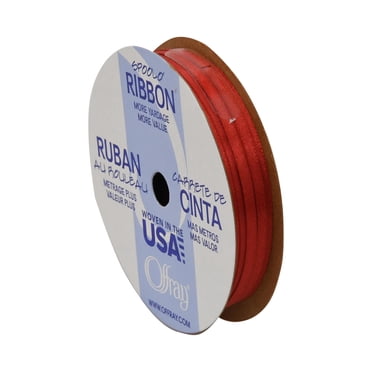 SOR RED 1/8 SATIN - FRENCH