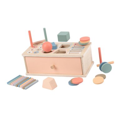 Lipstore Object Permanence Box Educational Developmental Toy Wood for Boys Girls Gift 3 in 1