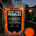 thumbnail image 2 of TTJ Garden Decor 2026 Colorful -in-the-Dark Garden Stones Night Guide Luminous Pebbles In The Dark Stepping Rocks Outdoor Landscaping Decor Glowing Stones 600pc, 2 of 8