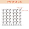 thumbnail image 2 of Miangastore Petits Boutons pour Armoires Acier Inoxydable 30 Pcs 0.9X0.9X0.8In, 2 of 8