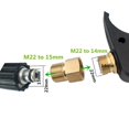 thumbnail image 3 of Almencla 3000 PSI High Pressure Washer Gun High Power Car Washer Gun with M22 Adapter and, 3 of 7
