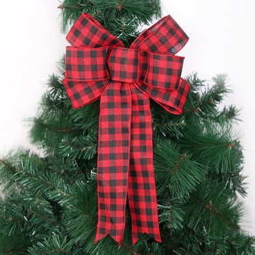 matoen Wreaths Bows Christmas Bow Xmas Decorative Bows for Home Ornament Decoration