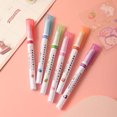 thumbnail image 4 of OUNONA 6Pcs Fluorescent Highlighters Assorted Color ABS for Friends School Project Reading Back to School, 4 of 8