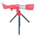 thumbnail image 4 of Kids Telescope, Manual Knob DIY Making Educational Interesting Child Telescope  For Gift A18 Red, 4 of 8