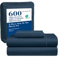 thumbnail image 1 of Softest Cotton Sheets Double Sheet Set Pc Set Thread Count Sateen Bedding Deep Pocket Sheets Cooling Sheets Double Size Sheets Breathable Bed Set (), 1 of 9