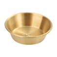 thumbnail image 1 of tredstone Smooth Stainless Steel Sauce Cup For Pickled Vegetables Mini Bowl Gold 8cm (gold), 1 of 6