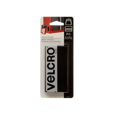 Bandes de résistance industrielle de 4 po x 2 po, noires, 2 ct.