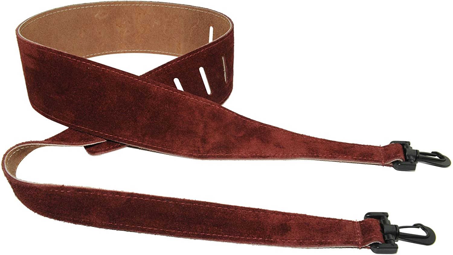Perris Leathers P25SBJ-210 2.5-Inch Soft Suede Banjo Strap
