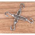 thumbnail image 5 of 10PCS M4 Turnbuckles Alele Stainless Steel 304 Adjustable Turnbuckle (Hook & Hook), 5 of 5