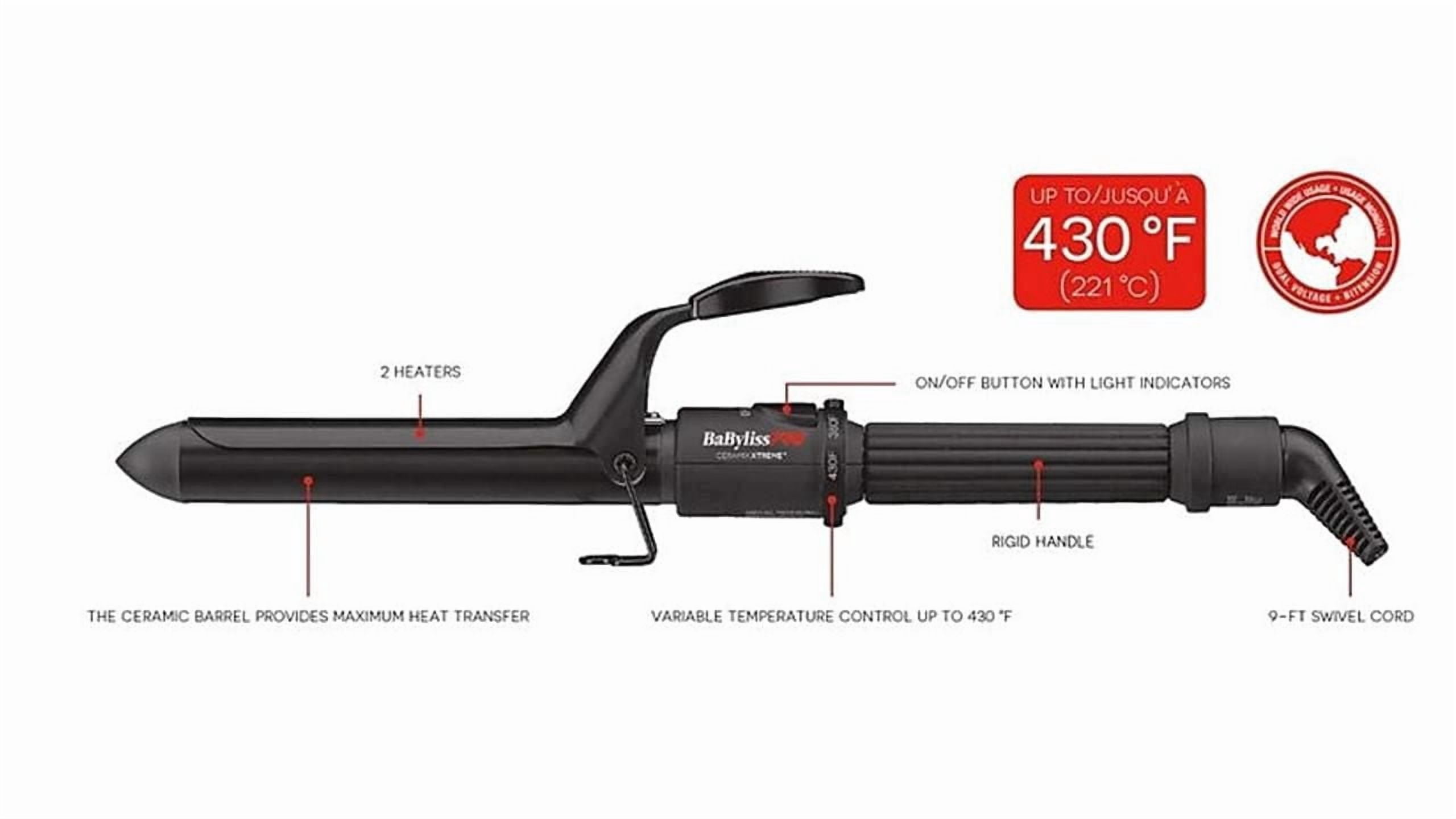 Babyliss Pro Ceramix Xtreme Fer à friser professionnel en céramique 1-1/2 Barrel