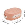 thumbnail image 2 of EGNMCR Lunch Bags for Women Lunch Box Bento Box Cute Fresh Lunch Box Student Lunch Box Portable Light Food High Temperature Bento Box Bento Boxes, 2 of 2